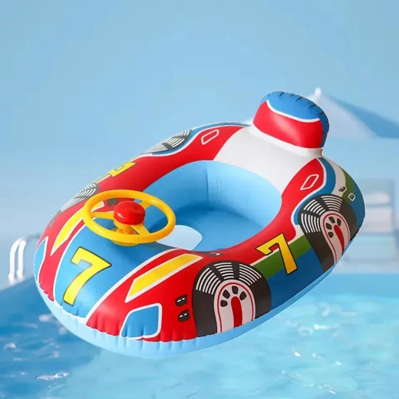 Cute Baby Swim Float Car