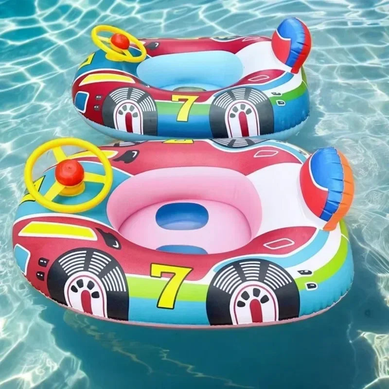 Cute Baby Swim Float Car