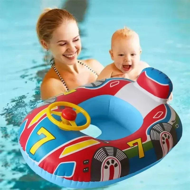 Cute Baby Swim Float Car
