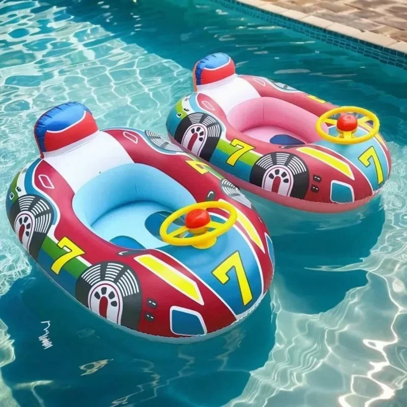 Cute Baby Swim Float Car