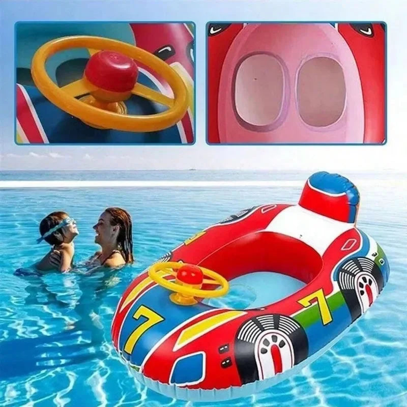 Cute Baby Swim Float Car